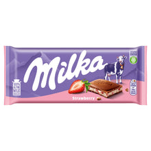 Load image into Gallery viewer, Milka Z Nadzieniem O Smaku Truskawkowym 100 g
