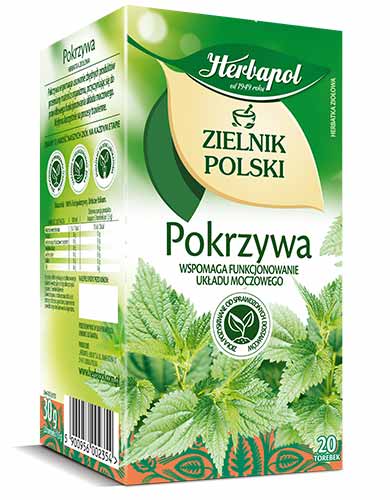 Herbapol Zielnik Polski Pokrzywa 20 Torebek
