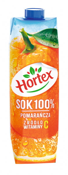 Hortex Pomarańcza Sok 100% 1L