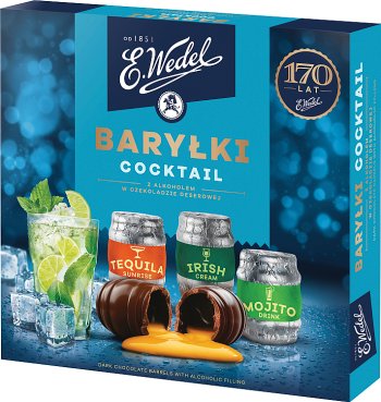 Wedel Bombonierka Baryłki Cocktail 200g