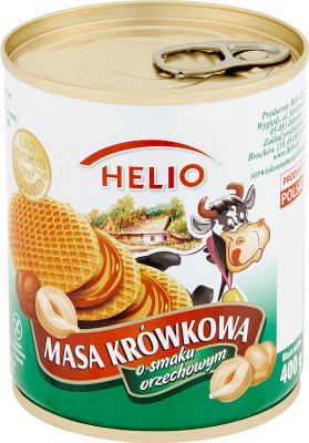 Helio Masa Krówkowa O Smaku Orzechowym 400g