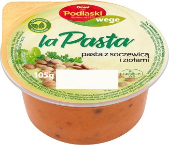 Drosed Pasta Z Soczewicą I Ziołami 105g