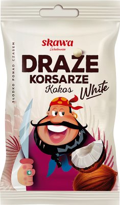 Skawa Draże Korsarze Kokos White 70g