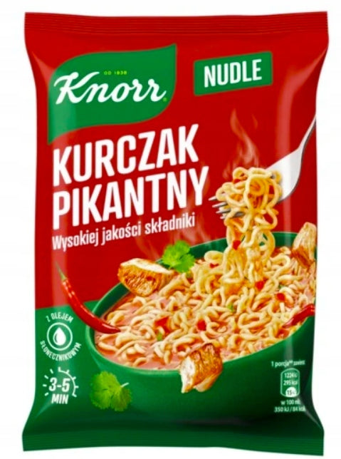 Knorr Nudle Kurczak Ostry 63g