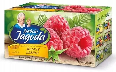Babcia Jagoda Ekspresowa Herbata Owocowa  Malina Leśna 40g