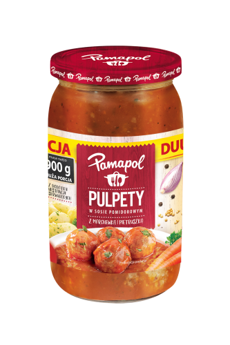 Pamapol Pulpety W Sosie Pomidorowym Z Marchewką I Pietruszką 900g