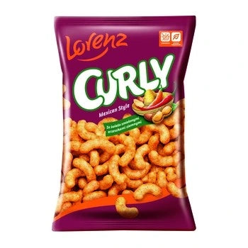 Lorenz Curly Chrupki Kukurydziane  Mexican 100g