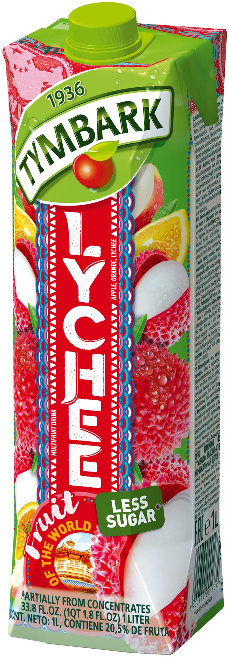 Tymbark Owoce Świata Lychee 1L