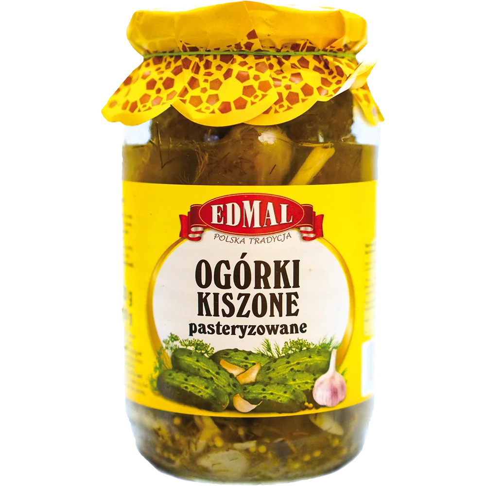 Edmal Ogórki Kwaszone Pasterowane 900Ml