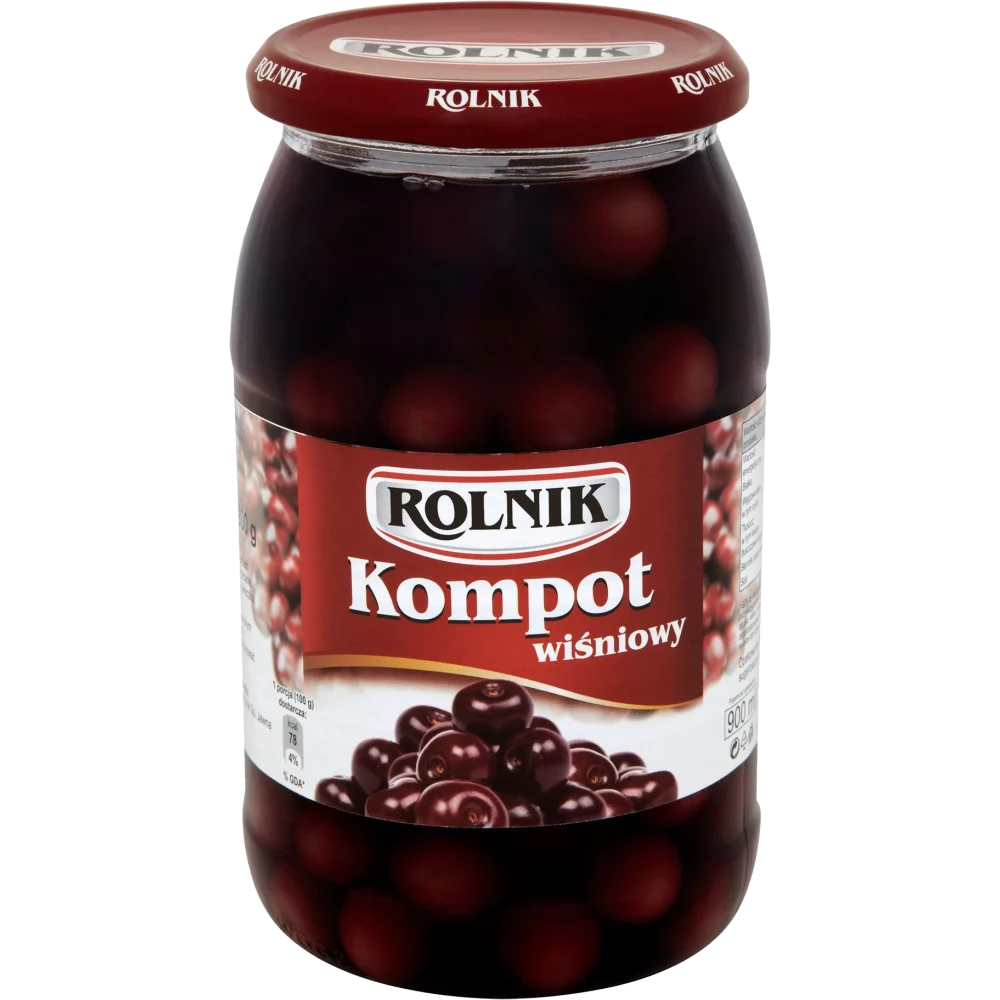 Rolnik Kompot Wiśniowy 900 ml