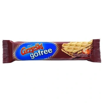 Grześki Gofree Czekoladowe Z Orzechami 33g