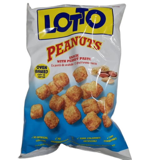 Best Foods Lotto Snack Peanut-Chrupki  Kukurydziane Orzechowe 90g
