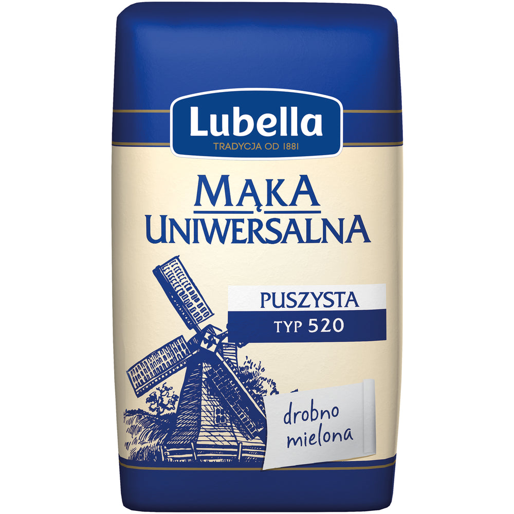 Lubella Mąka Puszysta Uniwersalna Typ 520  1 kg