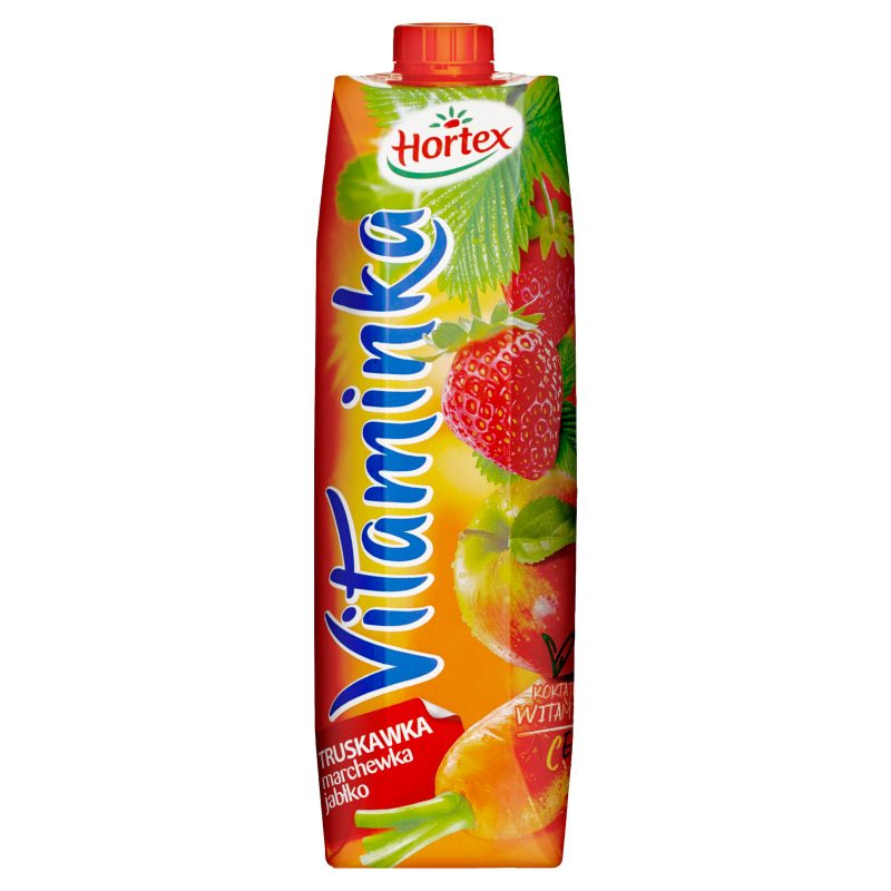 Hortex Vitaminka Marchew Jabłko Truskawka 1l