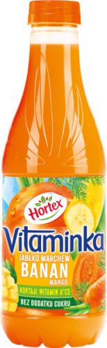 Hortex Vitaminka Marchew Jabłko Banan Mango 1l