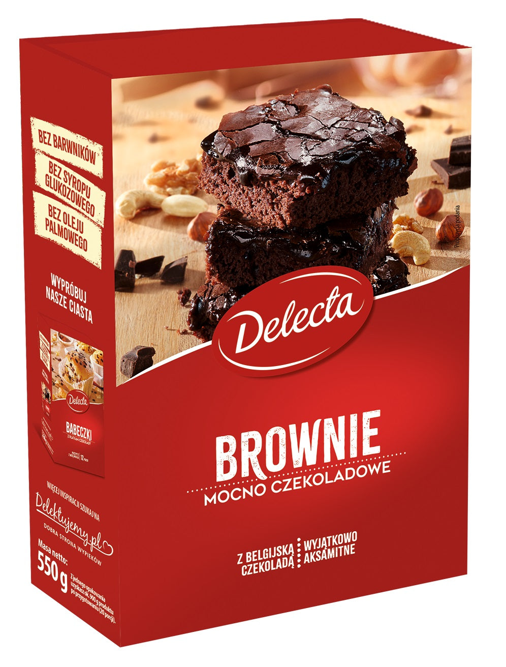 Delecta Brownie 550g