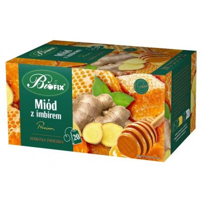Bifix Herbata Premium Miód Z Imbirem 20x2g