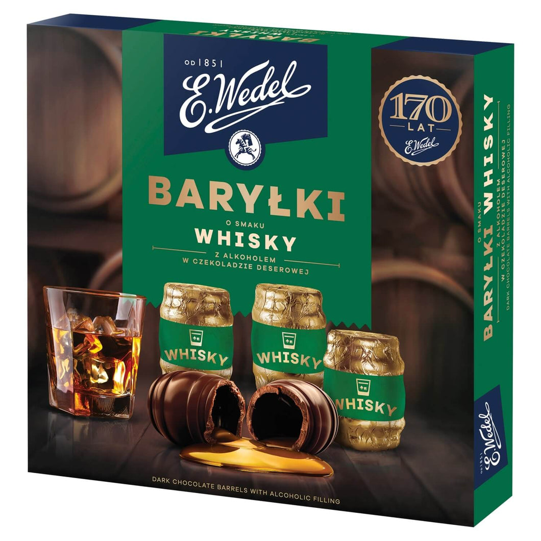 Wedel Bombonierka Baryłki Whisky 200g