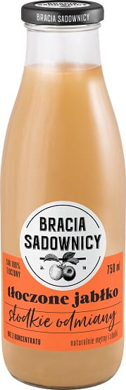 Bracia Sadownicy Tłoczone Jabłko Słodkiej Odmiany 750ml