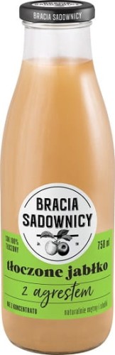 Bracia Sadownicy Tłoczone Jabłko Z Agrestem 750ml