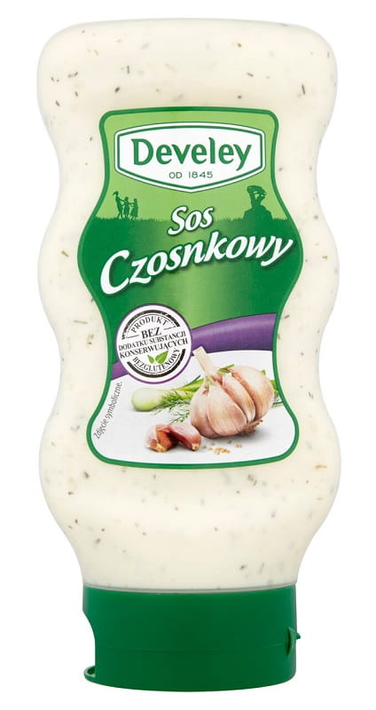 Develey Sos Czosnkowy Bezglutenowy 410 g