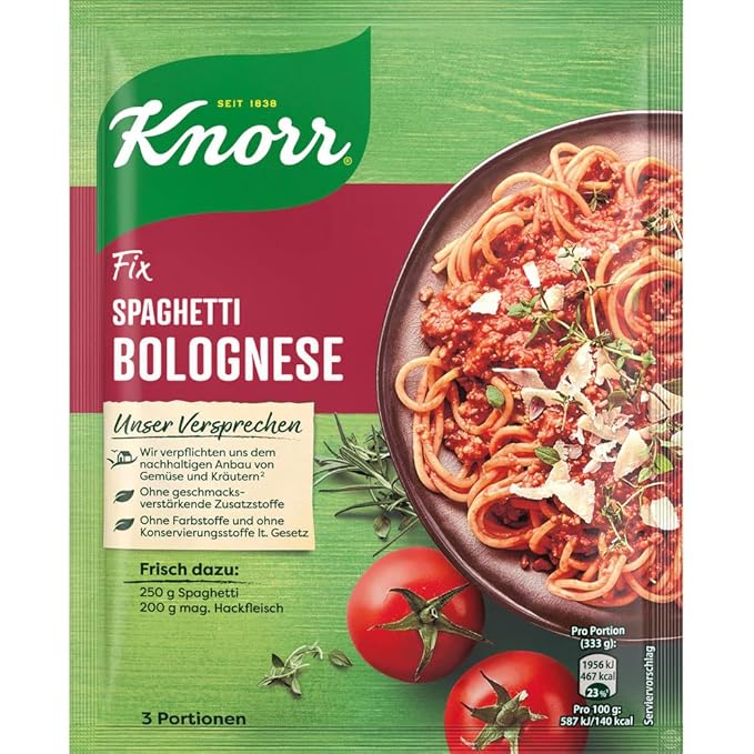 Knorr Fix Spaghetti Bolognese 38g