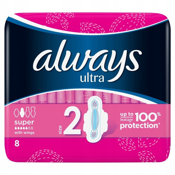Always Podpaski Ze Skrzydełkami Plus 8szt