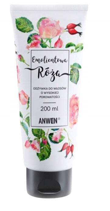 Anwen Odżywka Do Włosów Emolientowa Róża  200ml