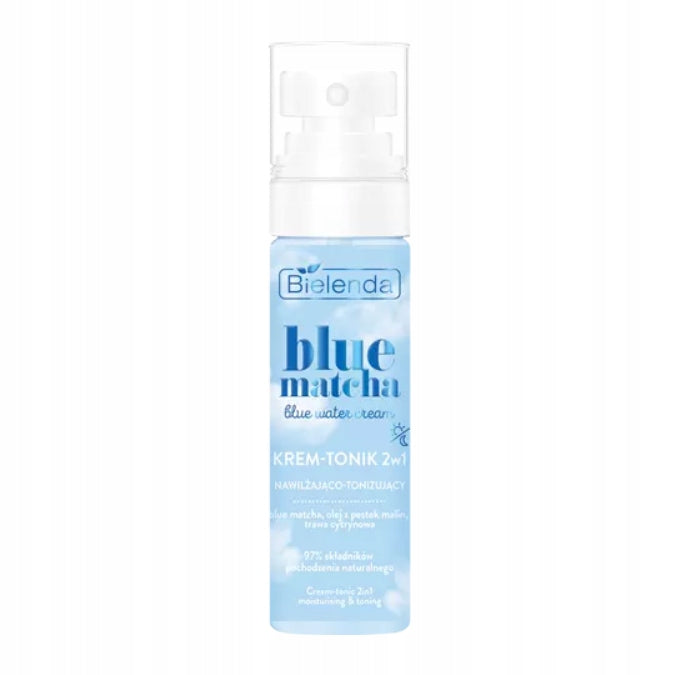 Bielenda Blue Matcha Krem-Tonik 2w1 Nawilżająco-Tonizujący 75 ml