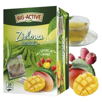 Big Active Zielona Opuncja Z Mango 20x1,7g
