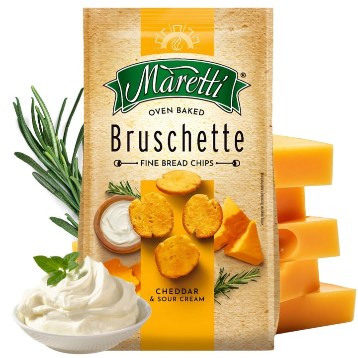 Bruschetta Cheddar & Sour Cream Maretti 70 g