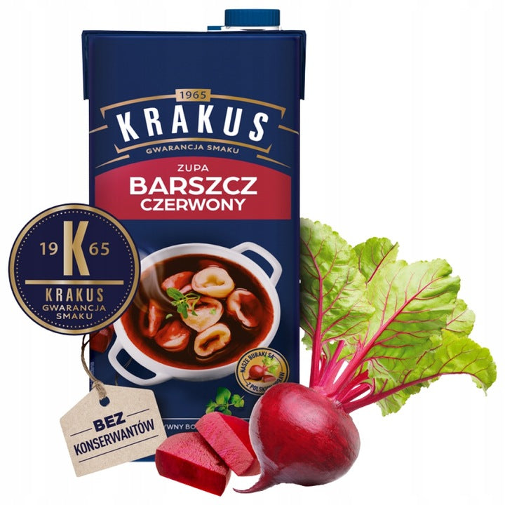 Krakus Zupa Barszcz Czerwony 1L