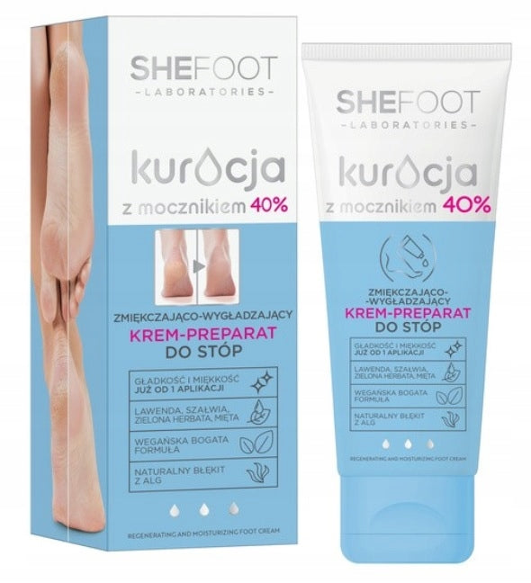 Bielenda SheFoot Kuracja Regenerująca Do Stóp z 40% Mocznikem 75ml