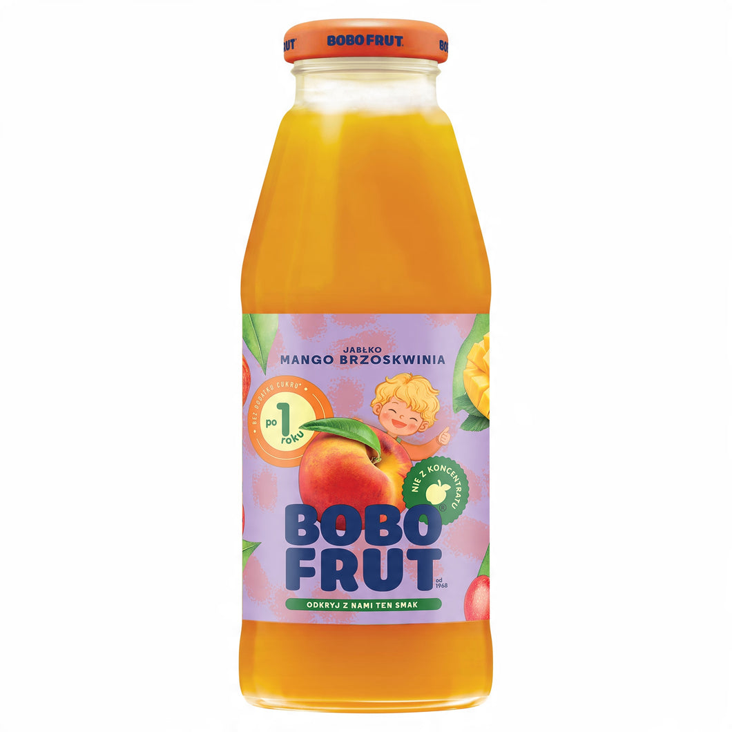 Bobo Frut Nektar Jabłko Mango Brzoskwinia 300 ml
