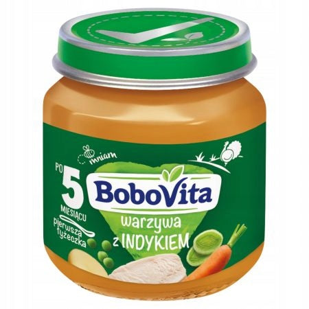 Bobovita Obiadek Warzywa Z Indykiem 125g