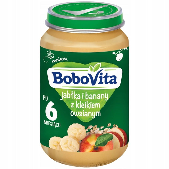Bobovita Deserek Jabłka Z Bananami I Płatkami Owsianymi 190g330