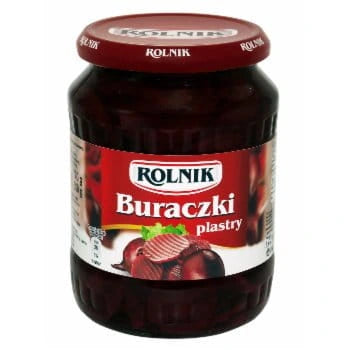 Rolnik Buraczki Konserwowe Plastry 720 ml
