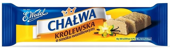 Wedel Chałwa Królewska Wanilia 50g