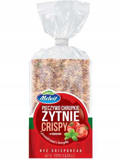 Melvit Pieczywo Chrupkie Crispy Żytnie Z Pomidorami 130g