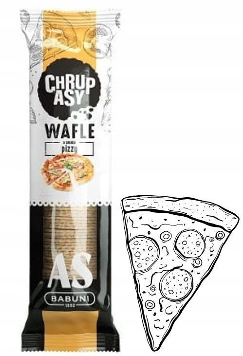As Babuni  Chrupasy Wafle O Smaku Pizzy 80g
