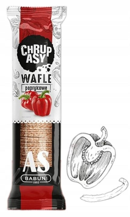 As Babuni Chrupasy Wafle Paprykowe 90g