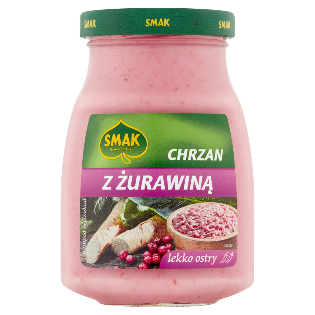 Smak Chrzan O Smaku Żurawinowym 175g
