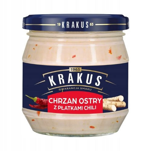 CHRZAN KRAKUS Z PLATKAMI CHILI 180G