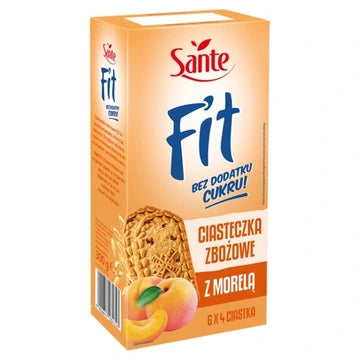 Sante Fit Ciasteczka Zbożowe Z Morelą 300g