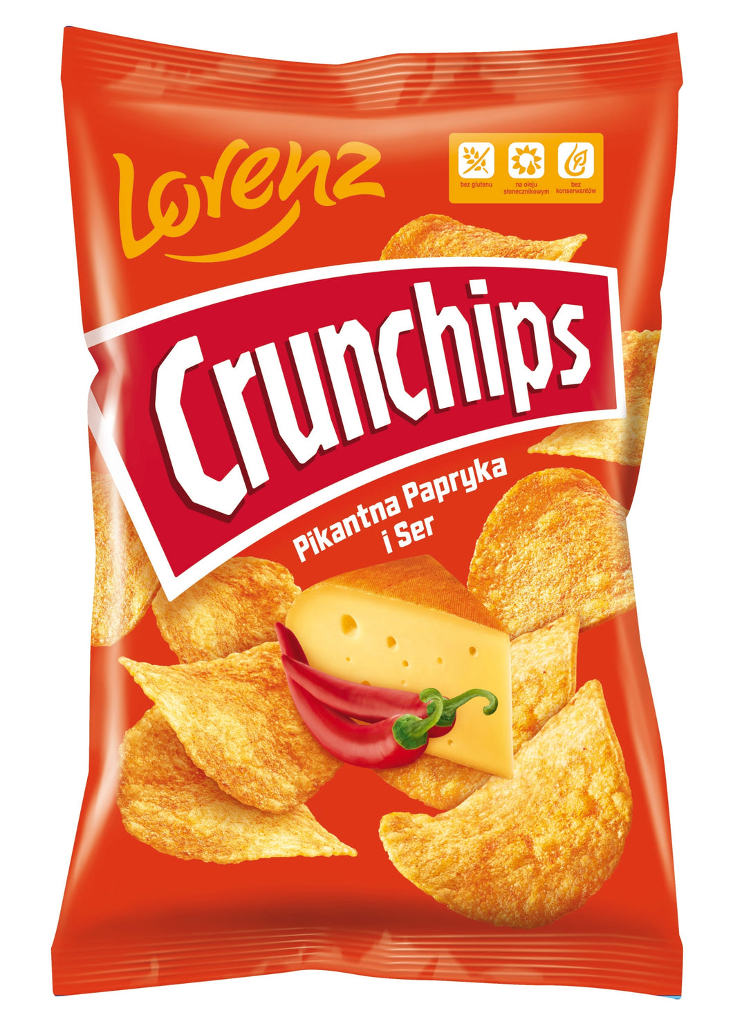 Lorenz Crunchips Chipsy Pikantna Papryka I Ser 140 g