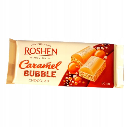 Roshen Czekolada Karmelowa Z Bąbelkami 80g