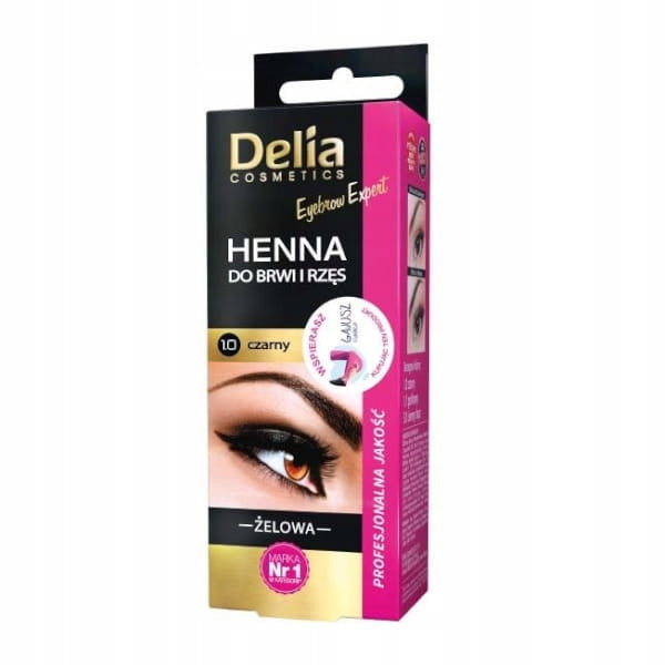 Delia Henna Do Brwi I Rzęs Czarna Żelowa 15ml