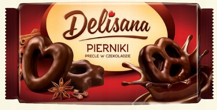 Delisana Pierniki Precel W Czekoladzie 400g