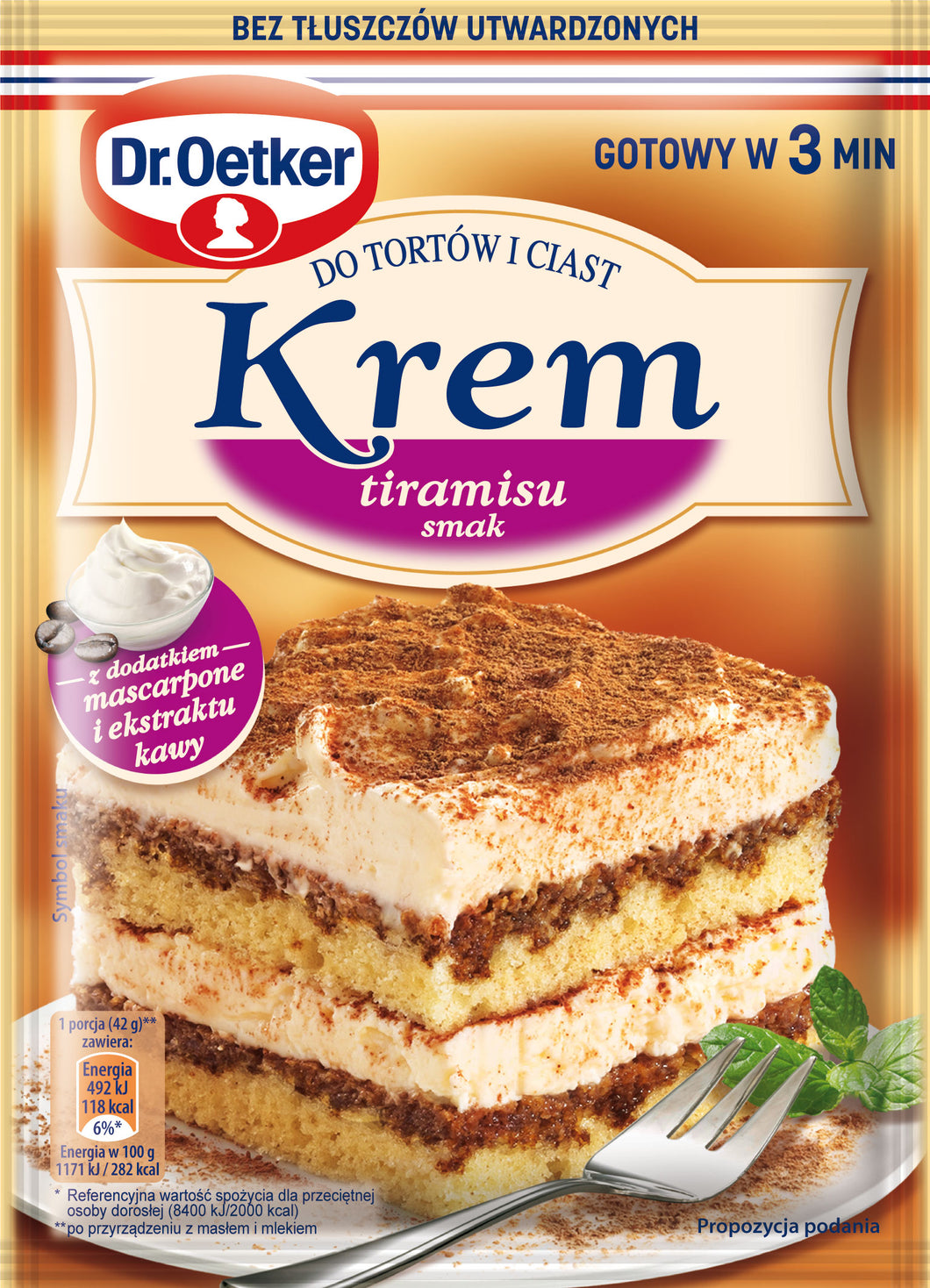 Dr Oetker Krem Tiramisu 109g