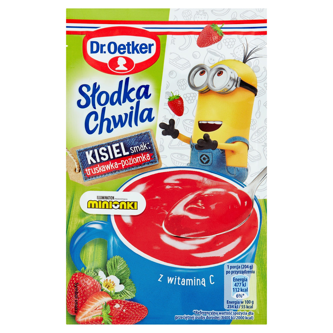 Dr. Oetker Słodka Chwila Kisiel Smak Truskawka-Poziomka 29 g